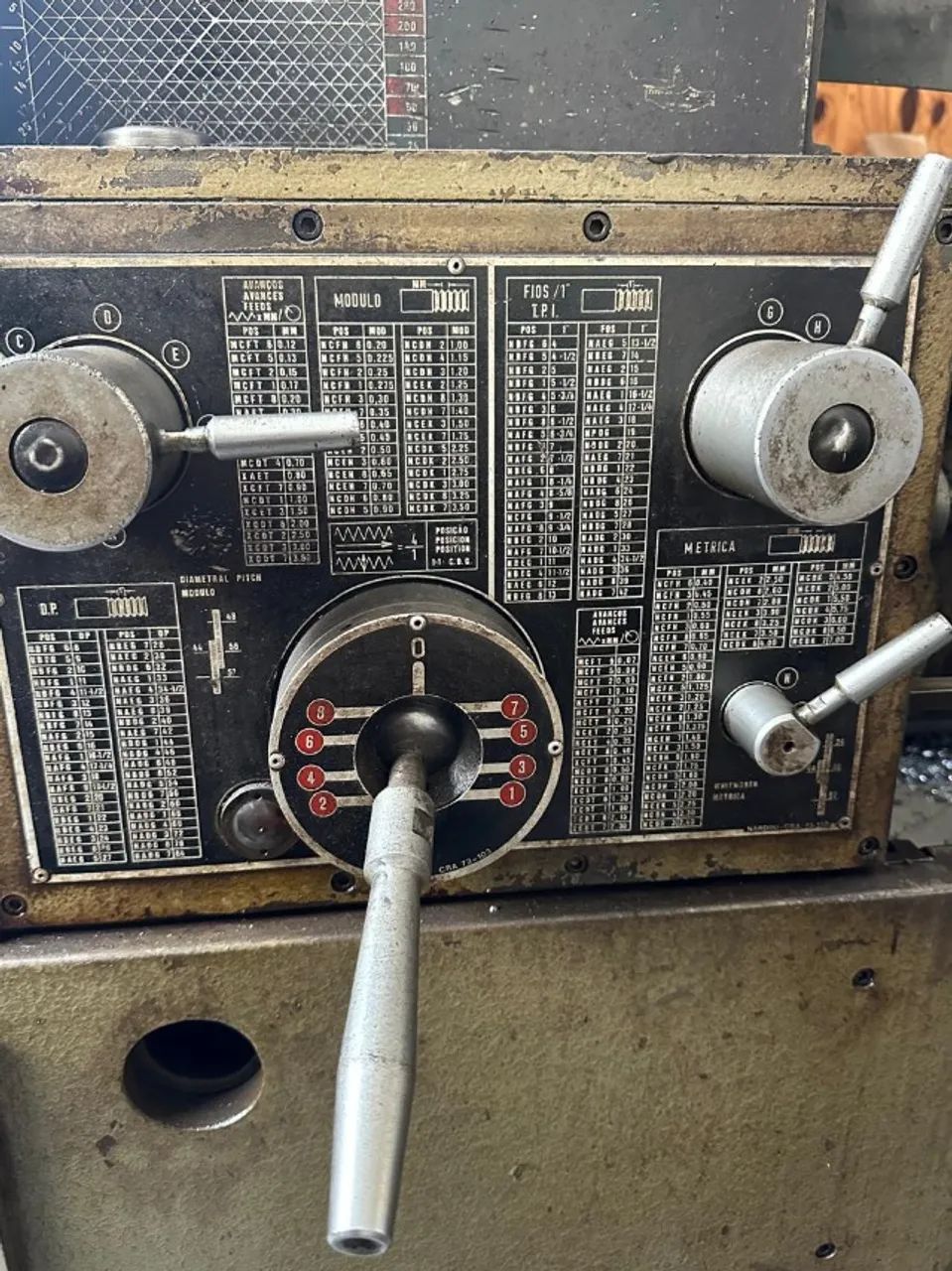 Torno Mecânico Nardini DT650 (DT651?3B) - 2.000mm | Revisado