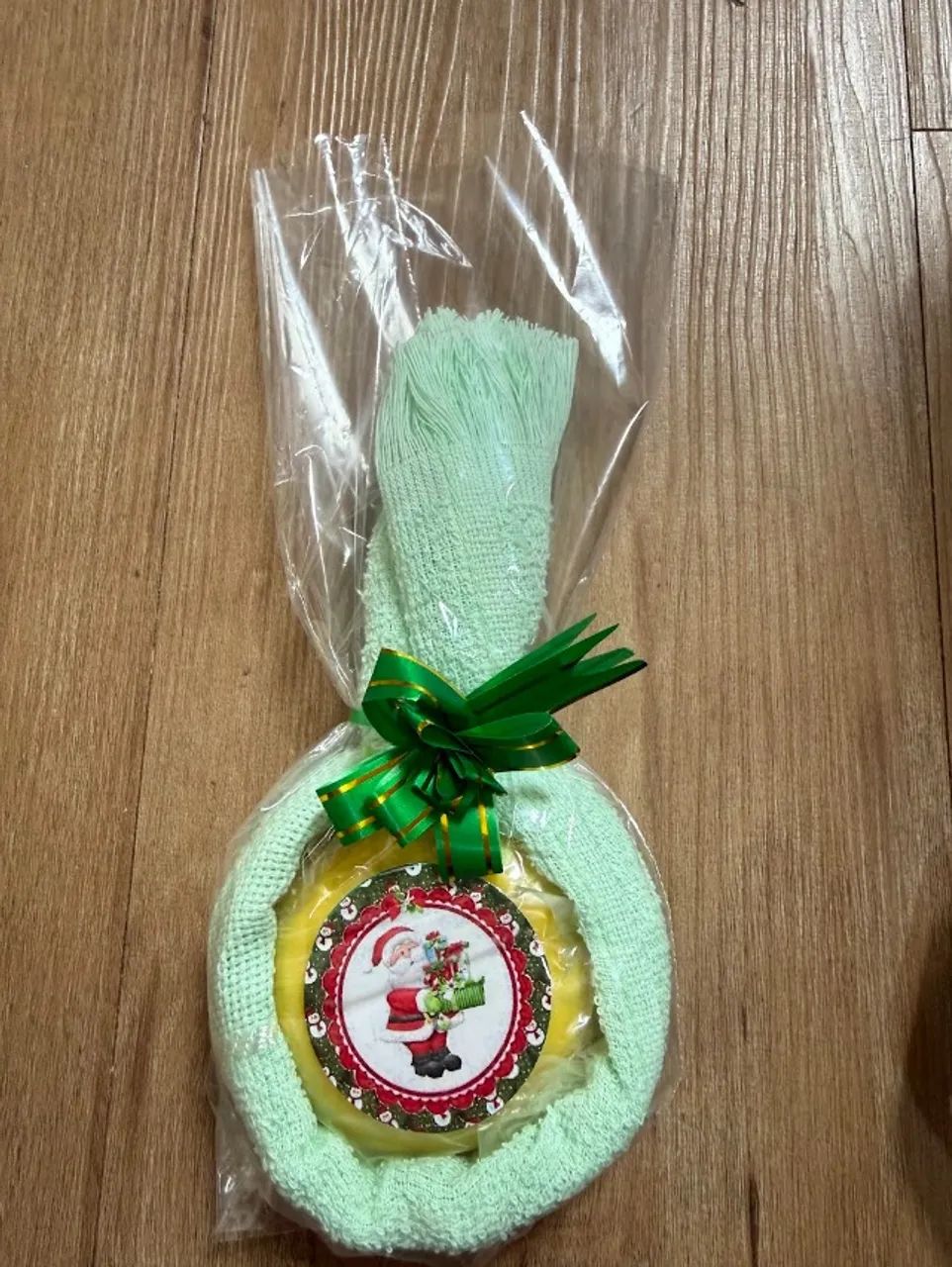 Lembracinha de Natal - Presente - Kit - toalha de mão e sabonete - Foto 4