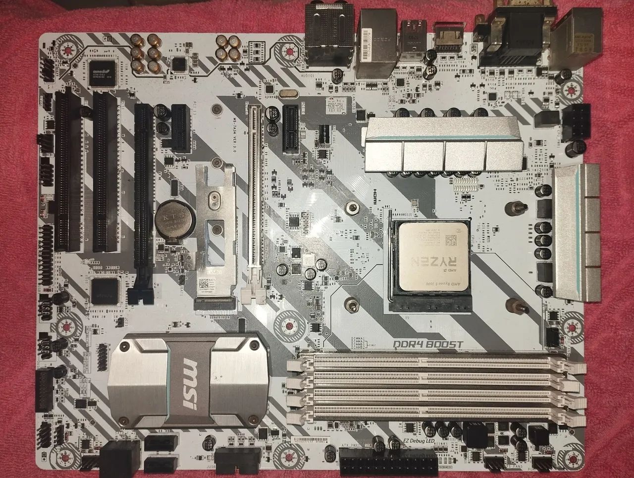 Kit gamer Ryzen 5 + Placa Mãe MSI