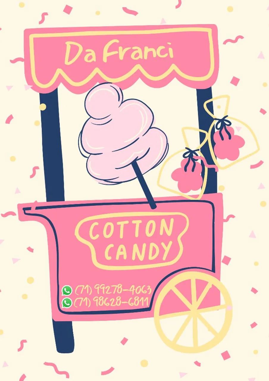 Algodão doce da Fran