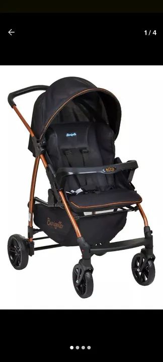 Carrinho de Bebê e Bebê Conforto Burigotto novo