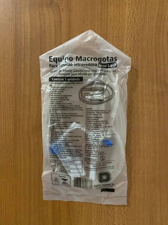 Equipo para infusão intravenosa por gravidade - Foto 2