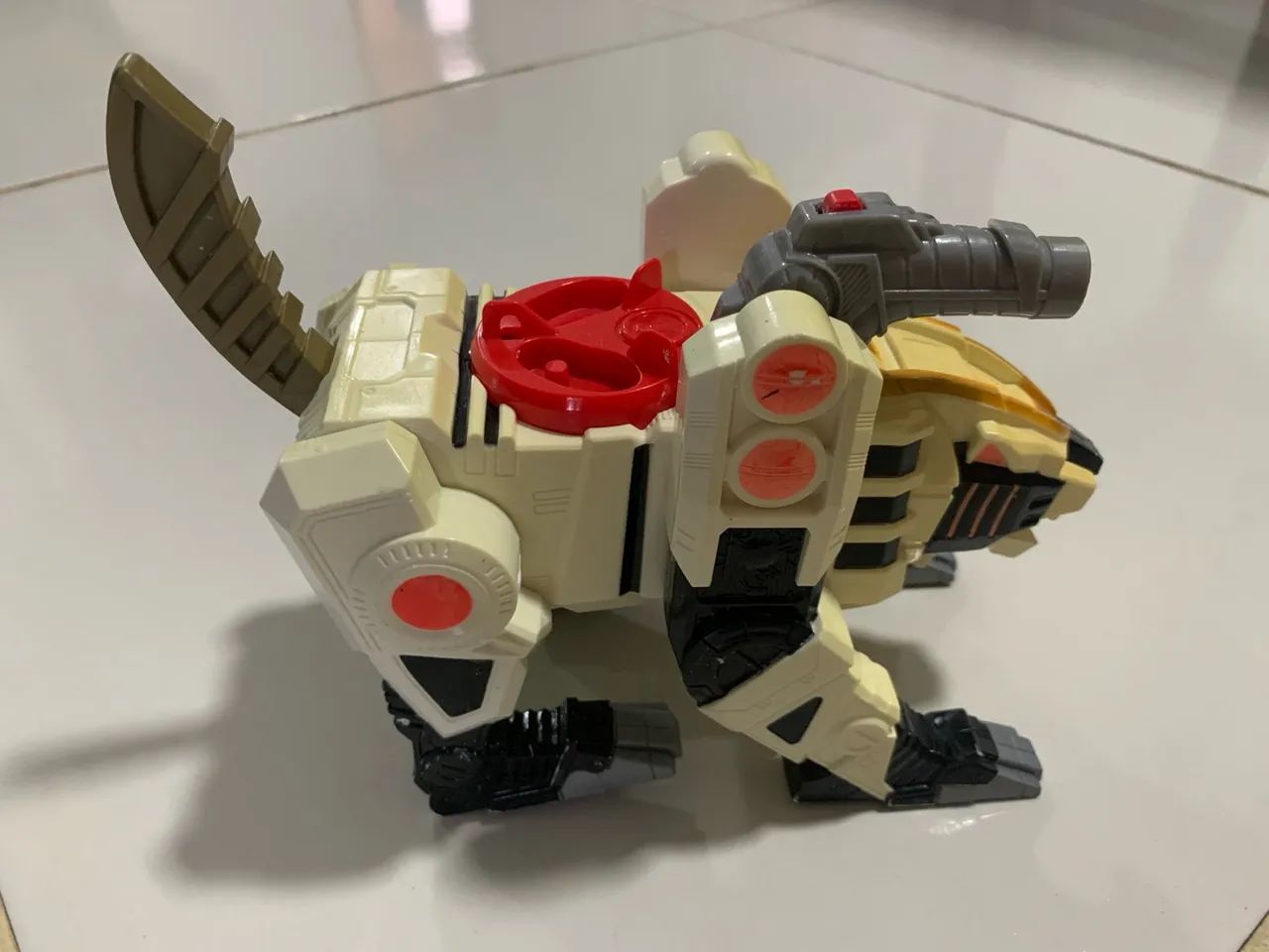 Imaginext Power Ranger Tigre Branco - Foto 2