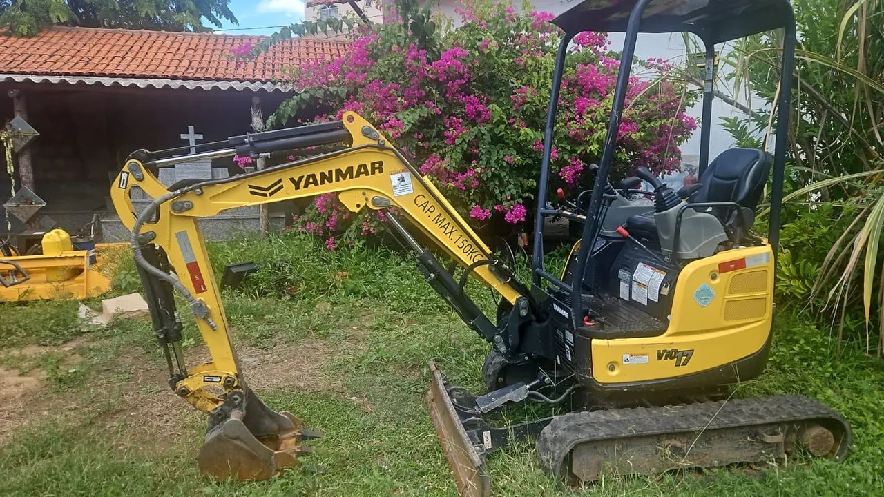 Mini escavadeira vio17 yanmar ano 2023 - Foto 2
