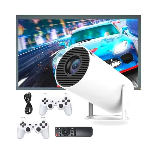 Projetor Profissional 2 em 1 com Projetor e Game sem fio 2.4 (Acompanha vários Jogos) - Foto 4