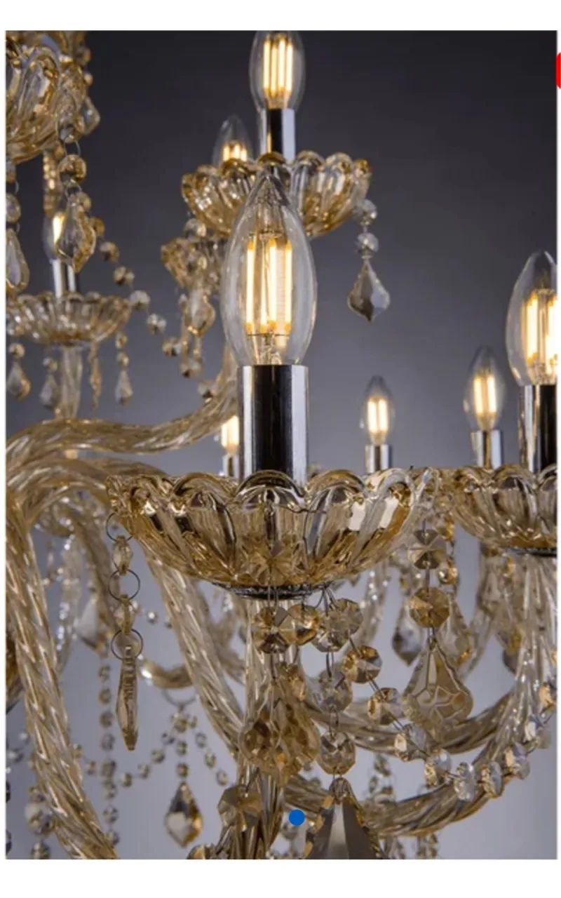 Candelabro Nice 28 - 28 braços - Champanhe - NOVO - Foto 5