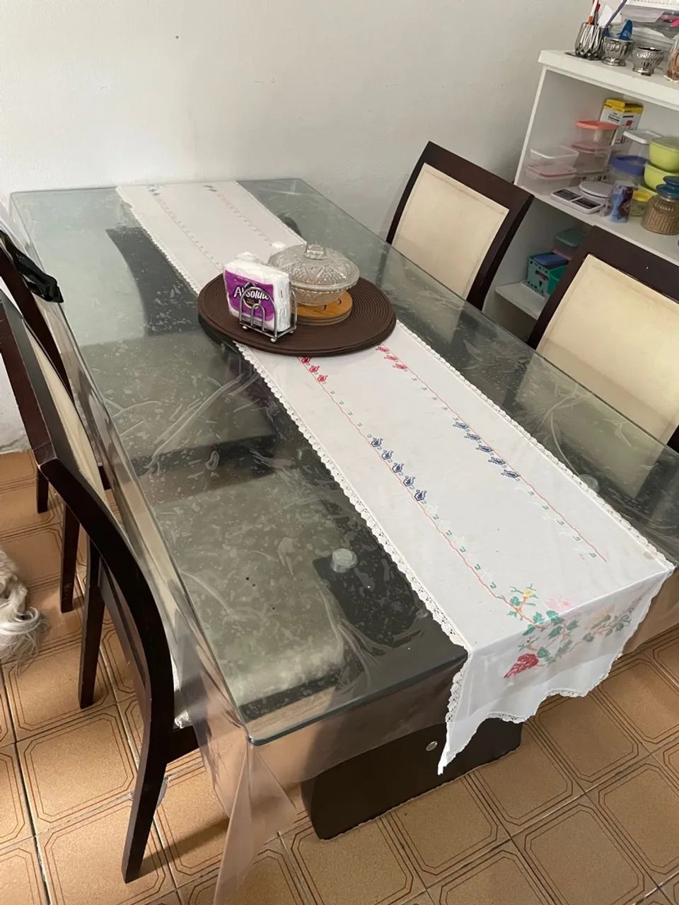 Mesa de Jantar de Vidro - Foto 3