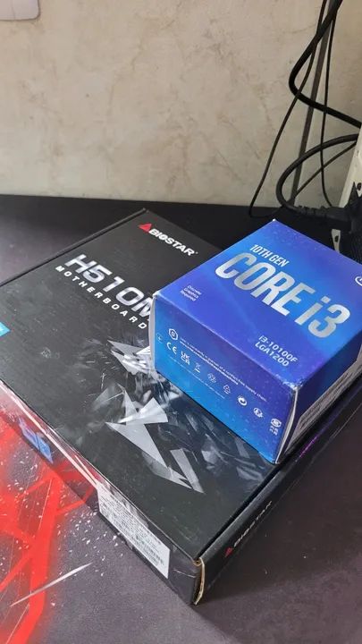 Kit Intel Core i3-10100F-Placa Mae H510m-16Gb 2666mhz - Foto 4