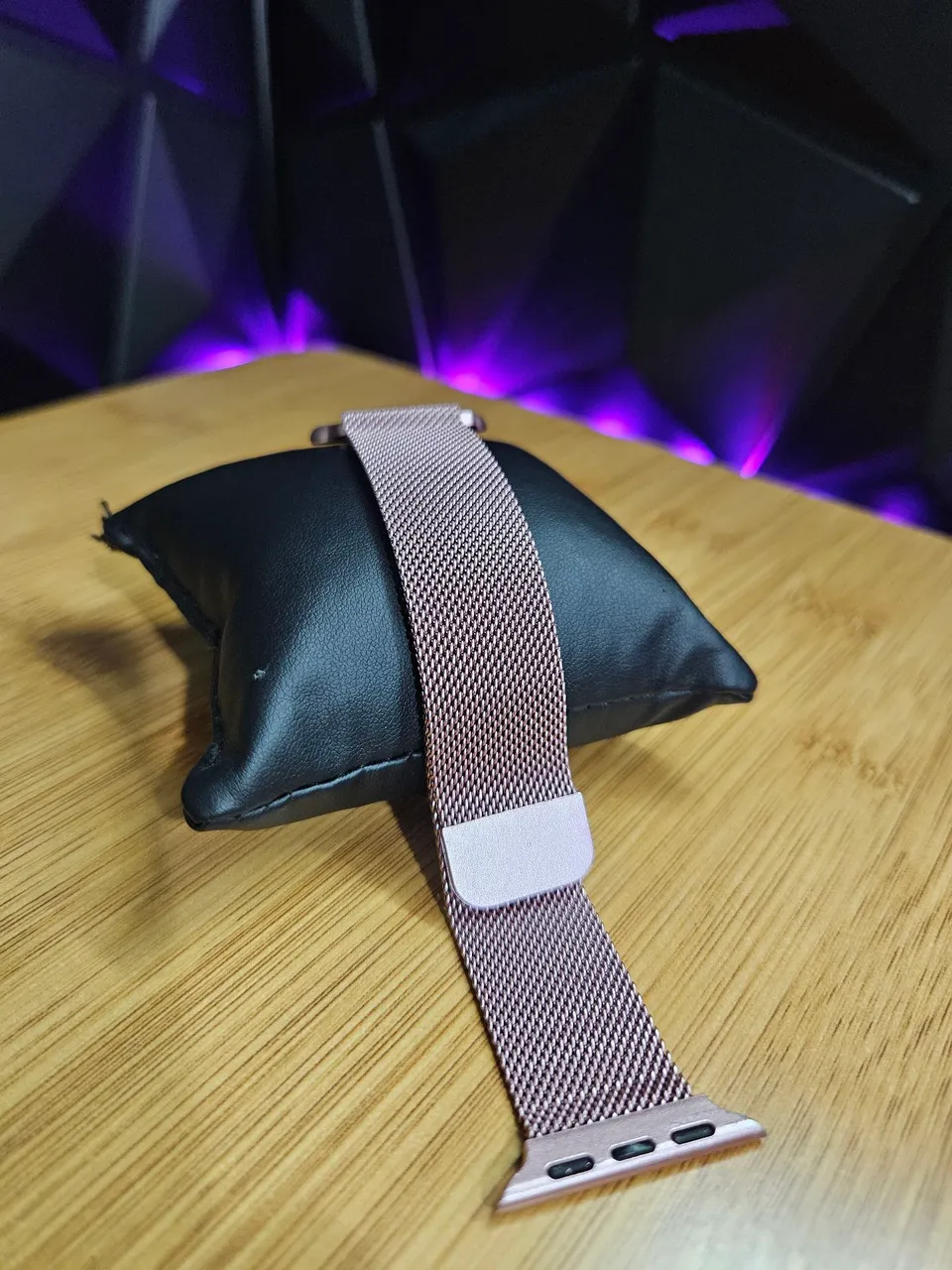 Pulseira Milanese rosê gold para Apple Watch ou similares