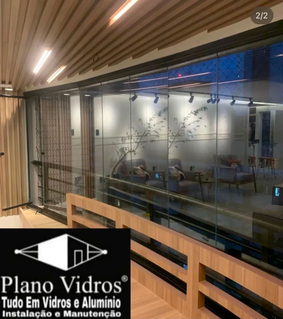 Cortina de vidro  - Foto 2