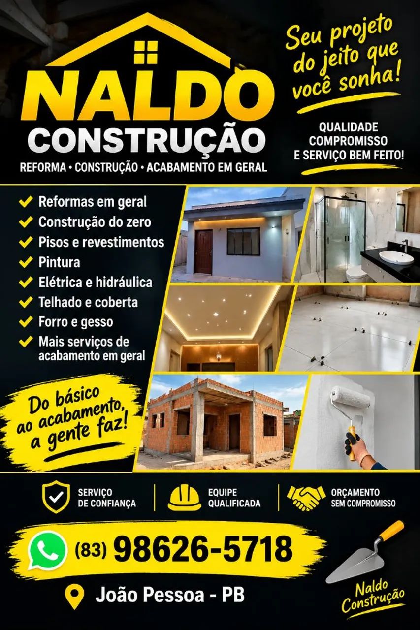 Reforma e construção 