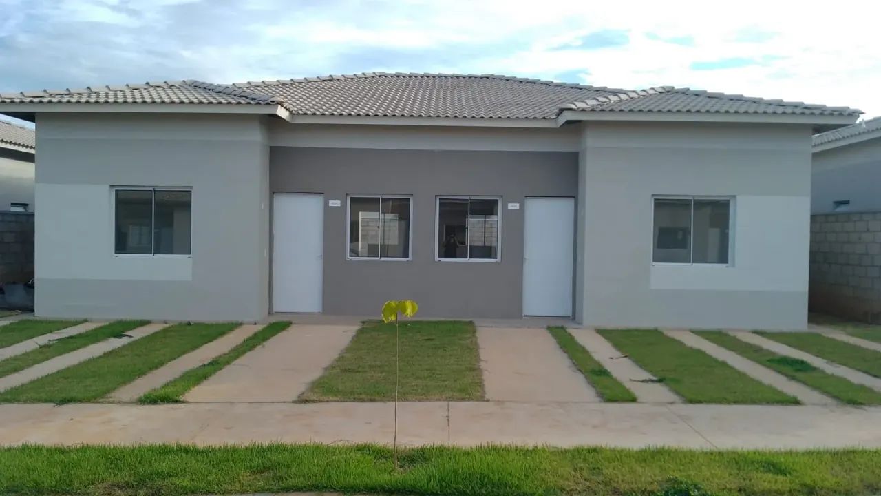 CASA NOVA TÉRREA COND. ORIGEM DO SOL, 2 QUARTOS 1 SUÍTE, REGIÃO CHAPÉU DO SOL - Foto 2