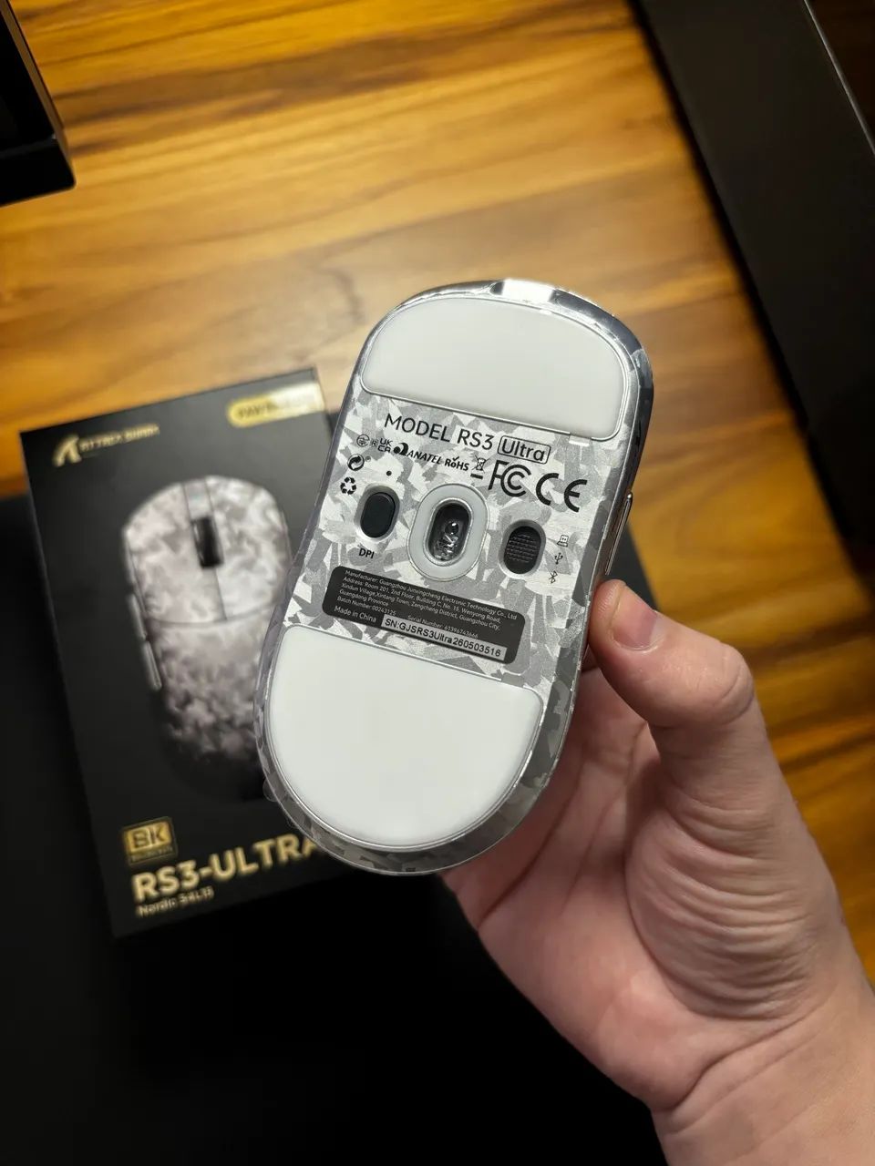 Mouse Attack Shark R3s Carbon - Foto 4