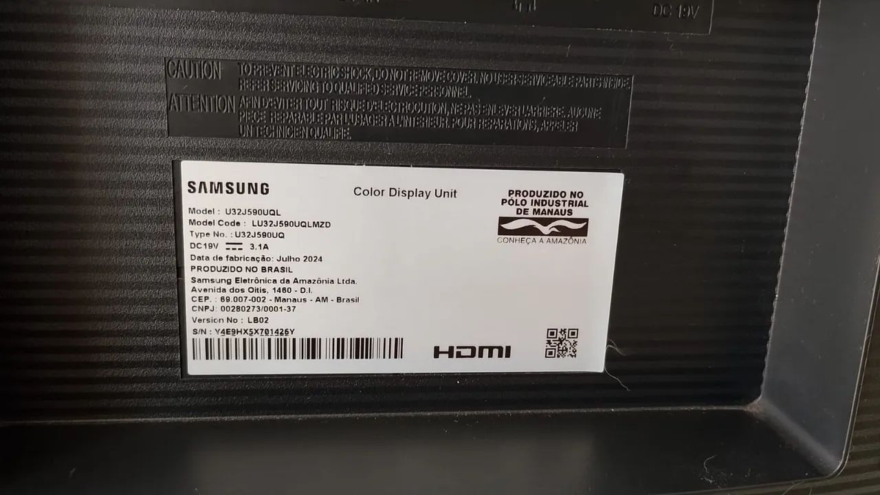 Monitor 4K 32 pol Samsung - Perfeito Estado - Parcelo 18x e Faço Troca - Foto 4