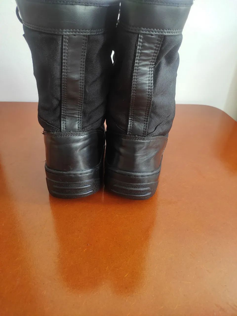 Bota Coturno Militar em Couro - Foto 4