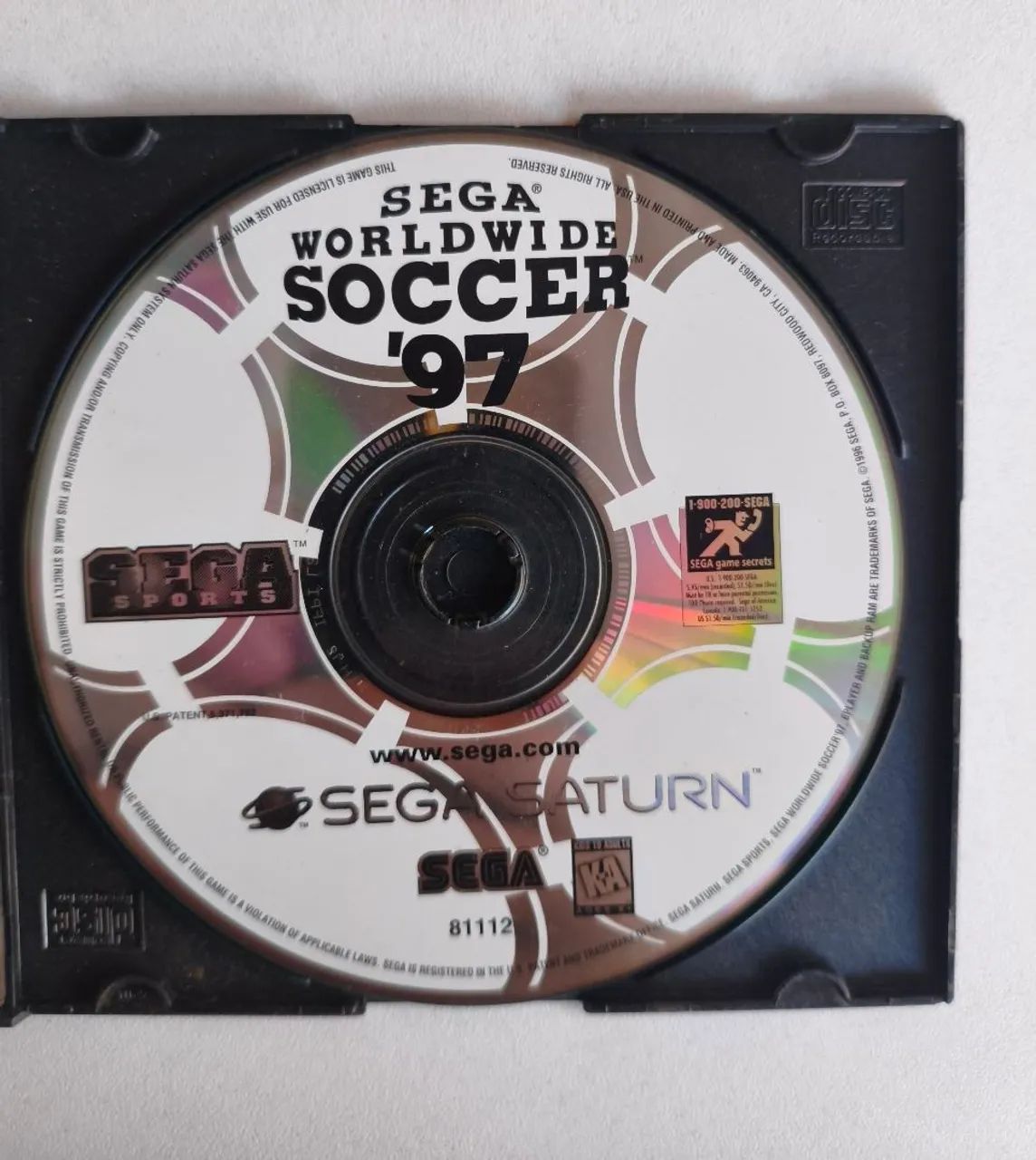 Sega Worldwide Soccer '97 Sega Saturn - Jogos de Vídeo Game