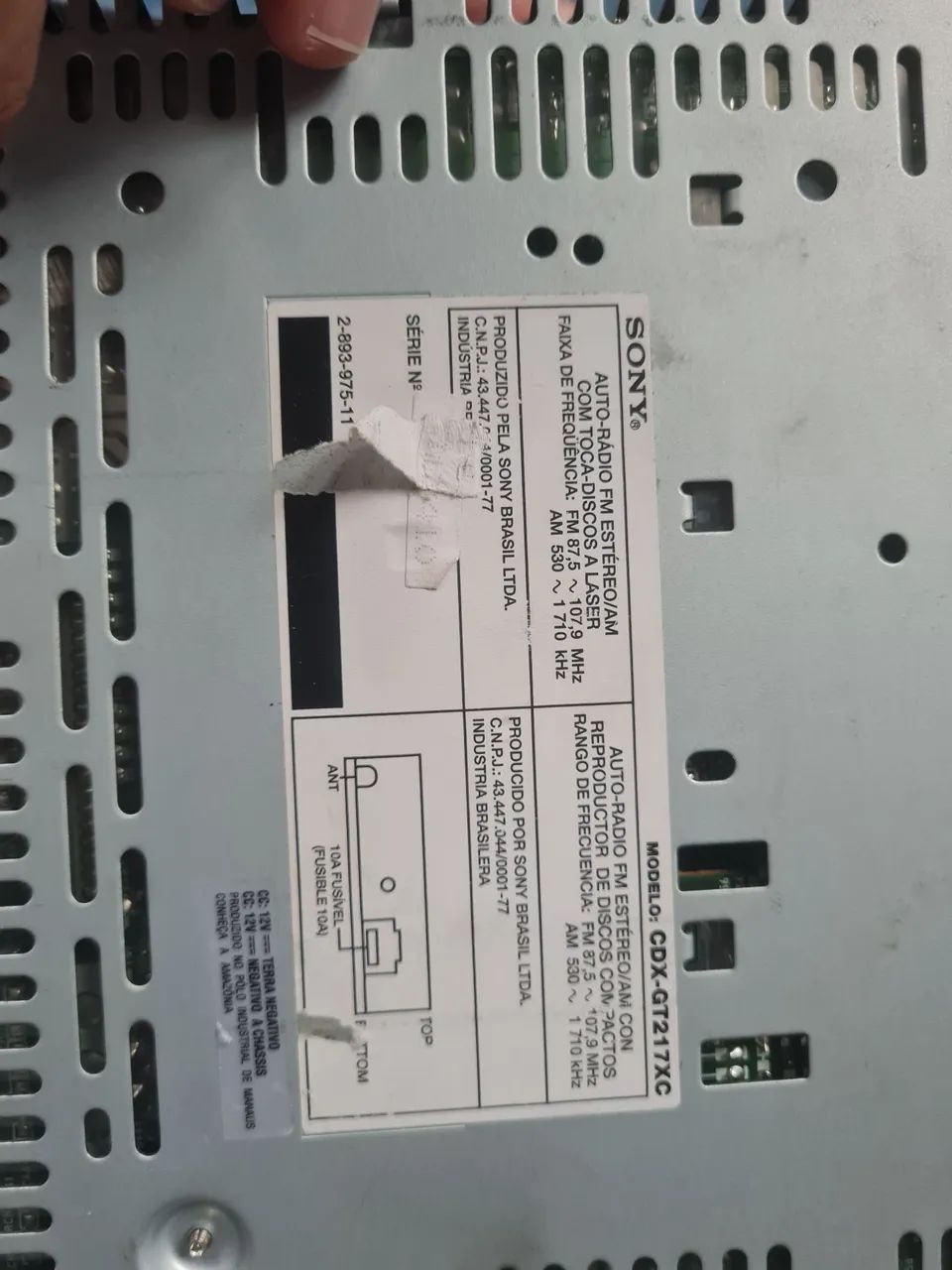 Rádio Sony antigo - Foto 3