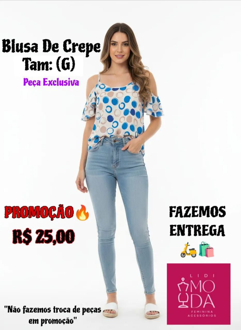 BLUSA DE CREPE - Foto 2