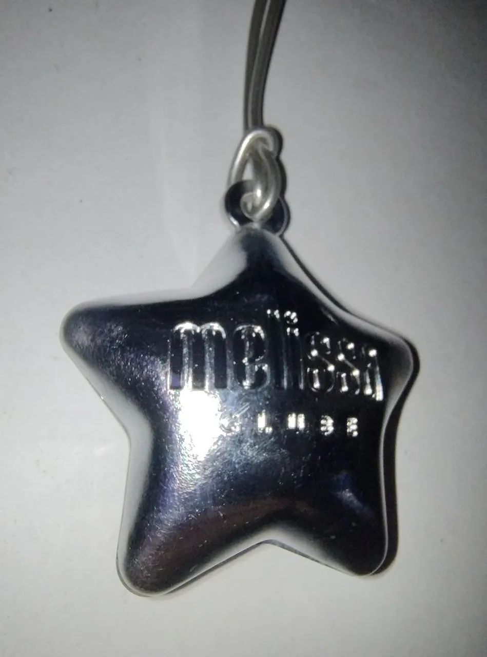 Chaveiro Pingente Estrela Prateada Melissa  - Foto 4