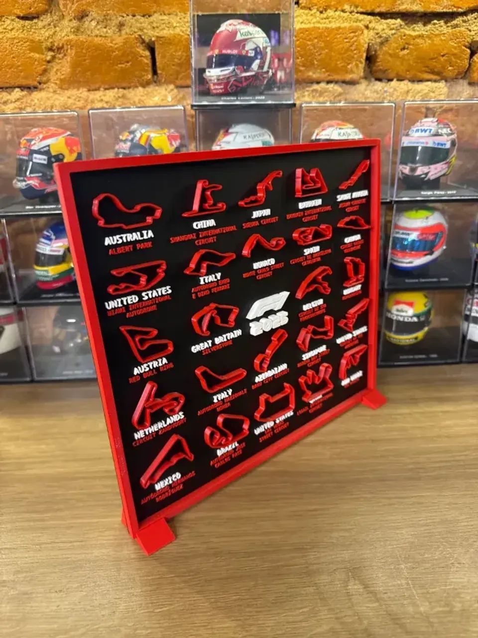 Quadro Formula 1 Pistas Em Relevo - Foto 3