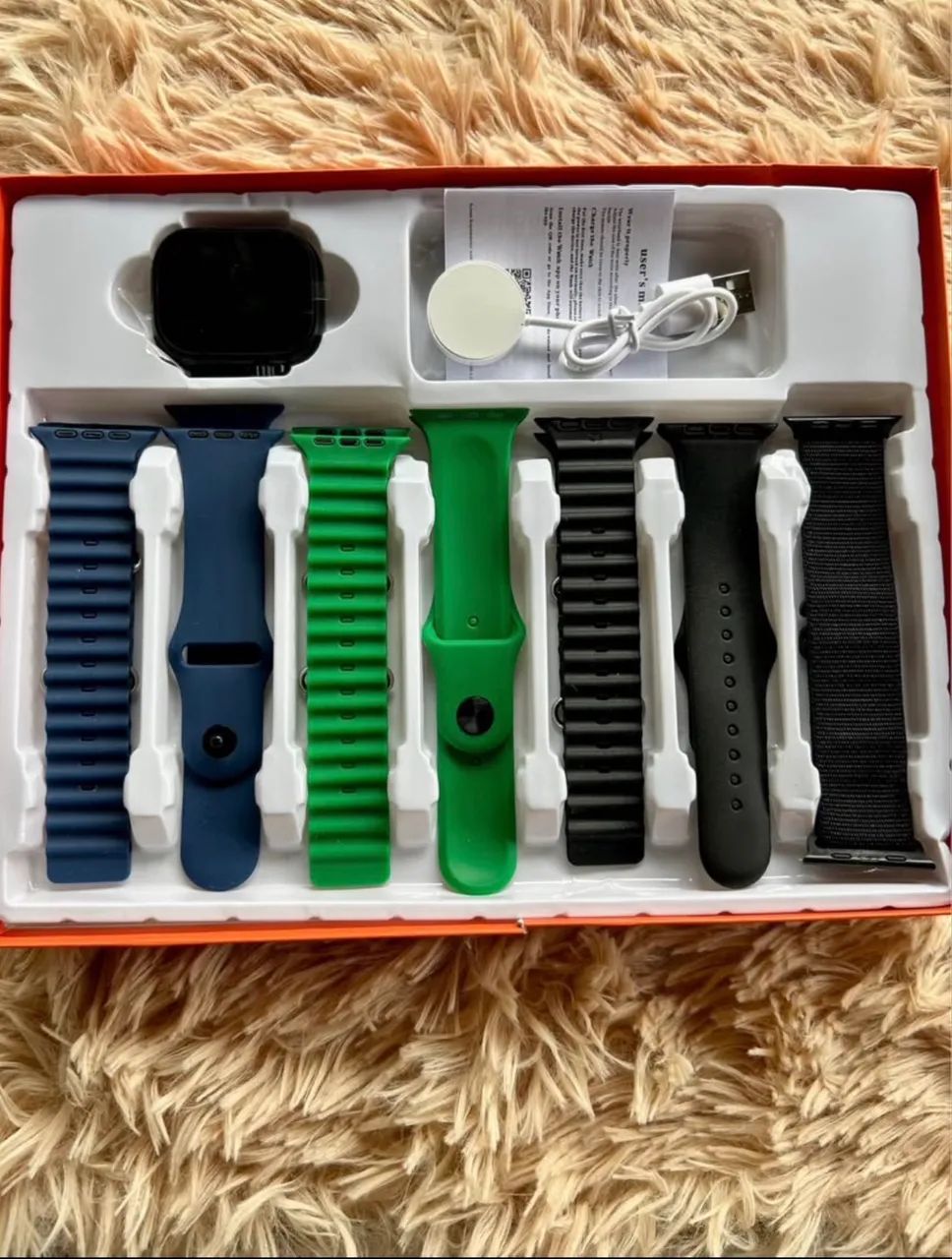 Smartwach 7 em 1 com várias pulseiras. NOVO! - Foto 2