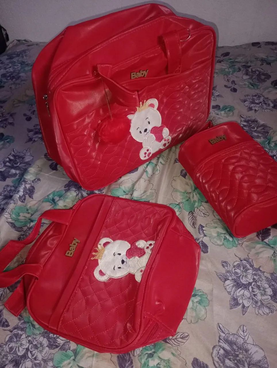 Kit bolsa maternidade 5 peças  - Foto 2