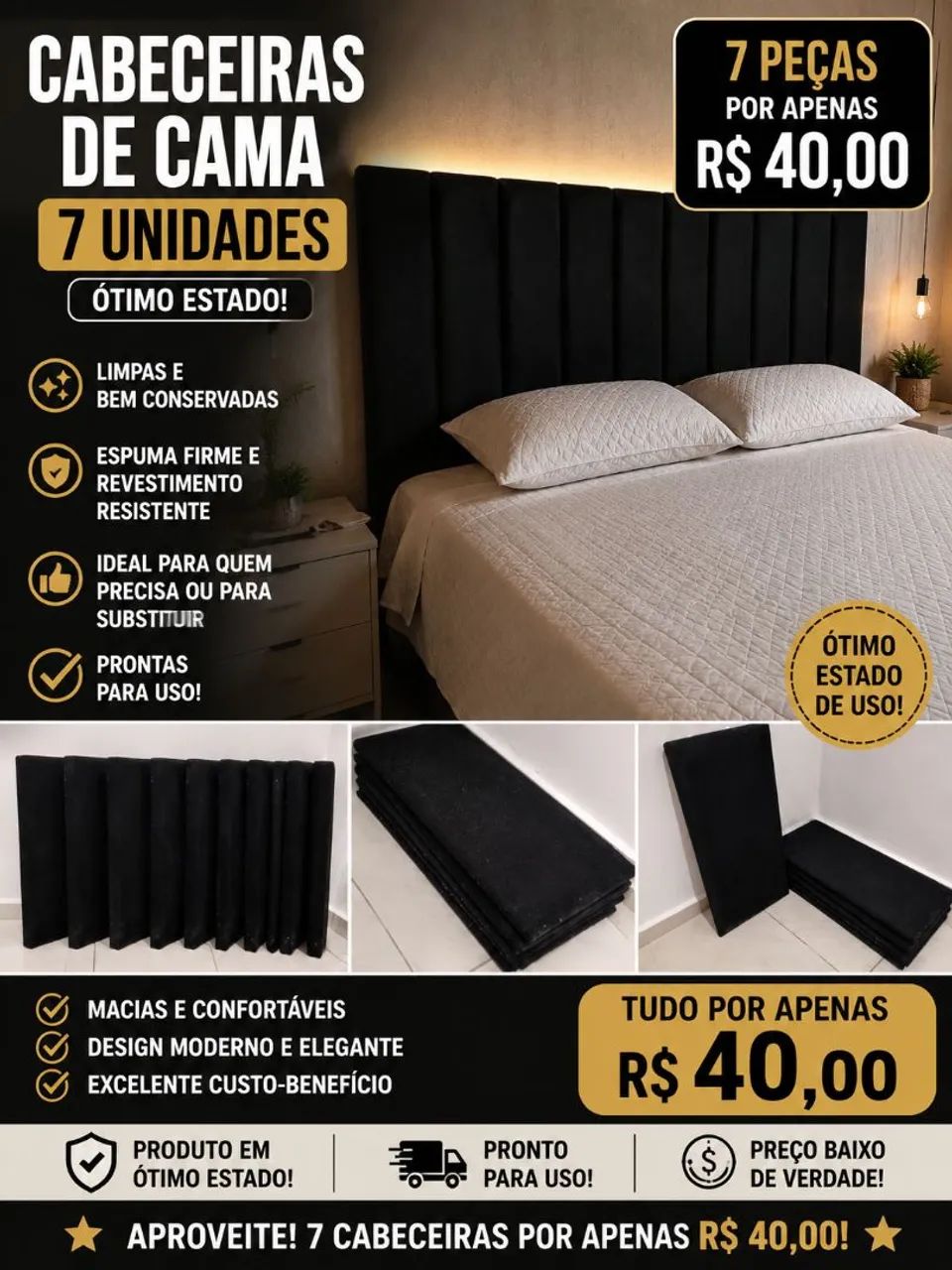 Cabeceira de cama 