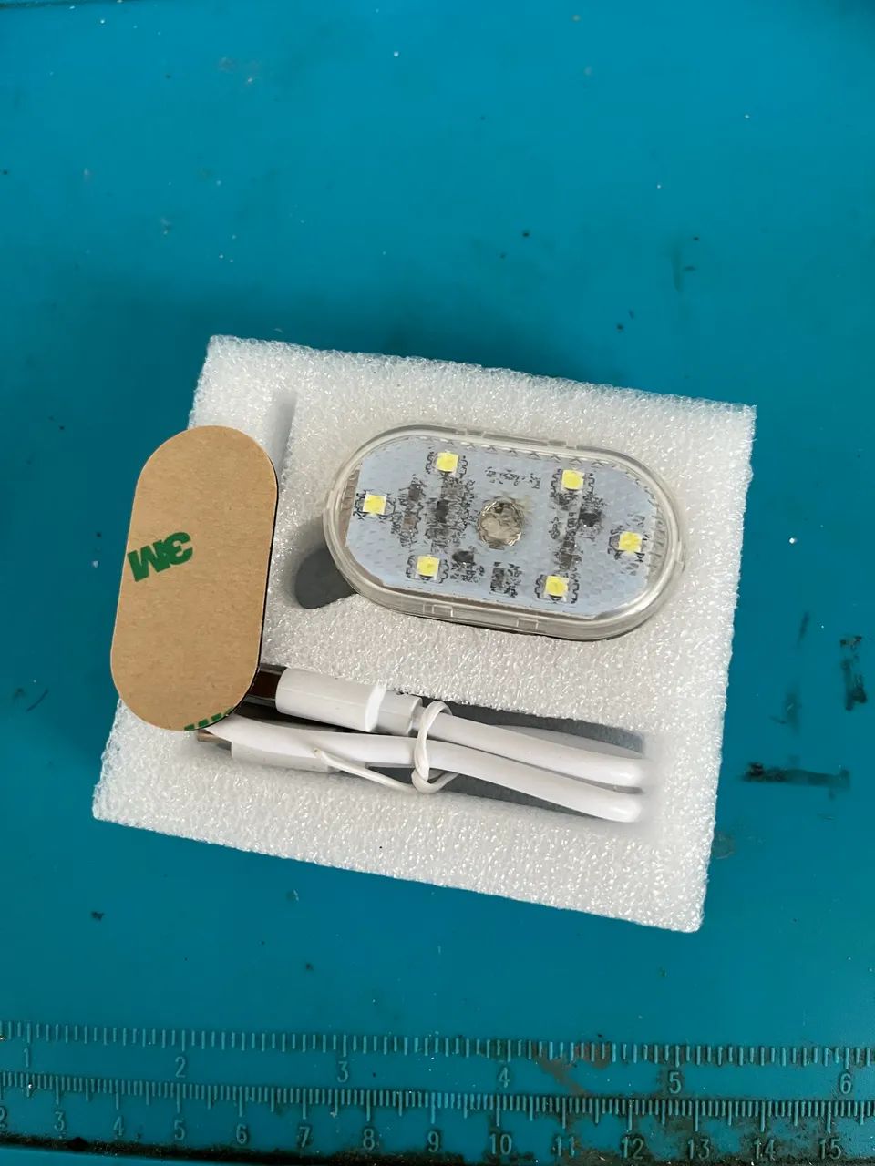 Iluminação interna de Led cortesia com touch 