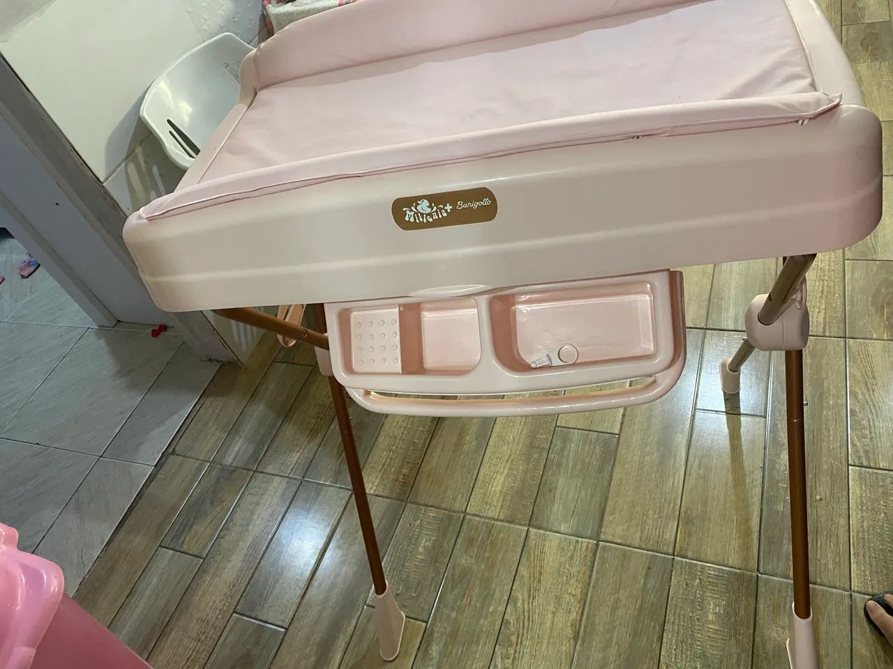 Banheira com trocador 