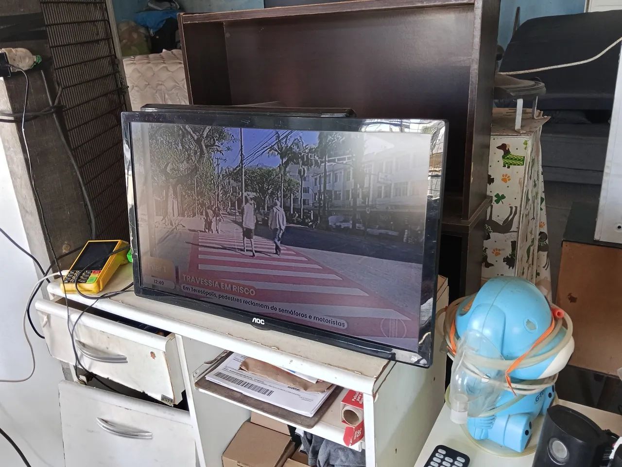 Tv 24 polegadas não é smart 