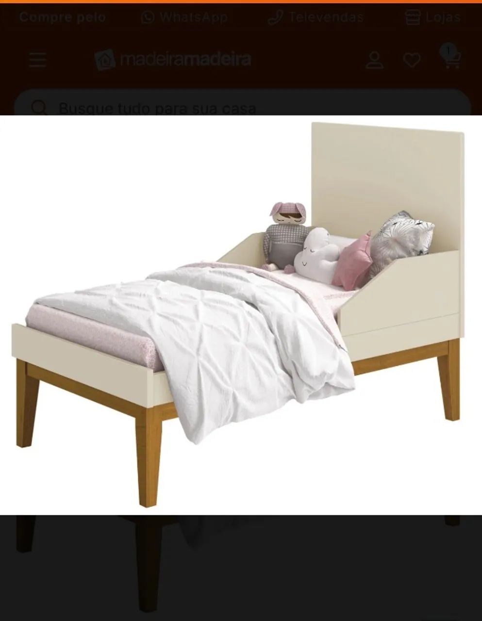 Vendo berço americano vira cama com colchão  - Foto 3