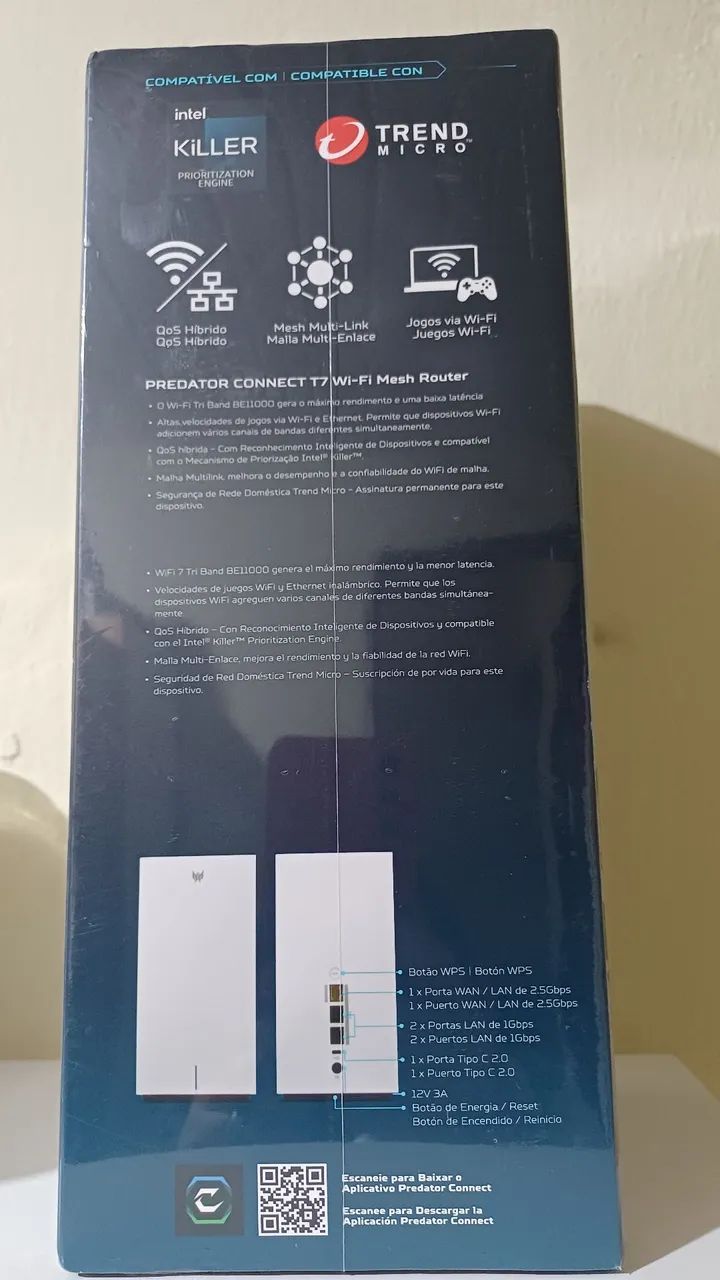 ROTEADOR ACER PREDATOR WIFI 7 BE11000 - Foto 2