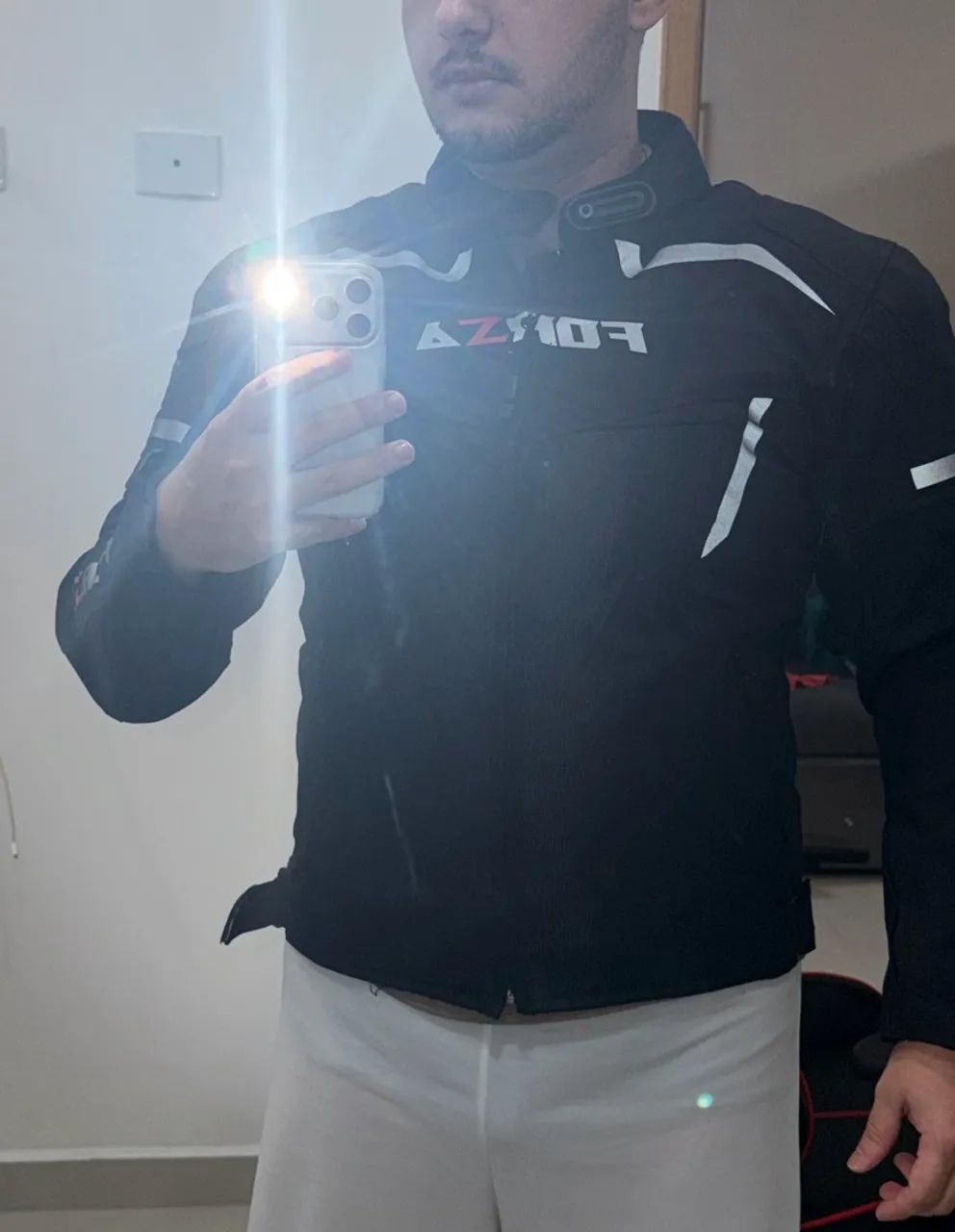 Capacete Texx e Jaqueta Forza