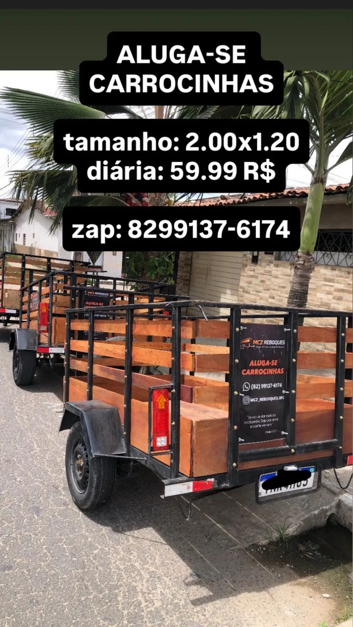 ALUGA-SE CARROCINHAS