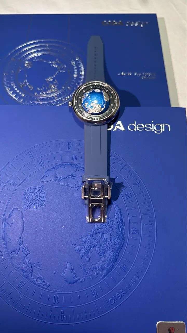 Relógio ciga design blue planet  - Foto 2
