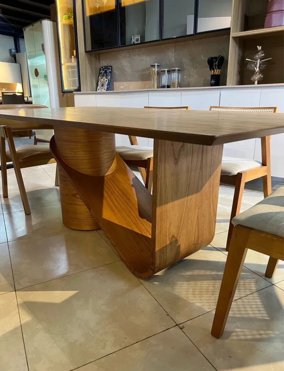 MESA DE JANTAR TAMPO LAMINADO - LARGURA 2.20x1.10 - Foto 4