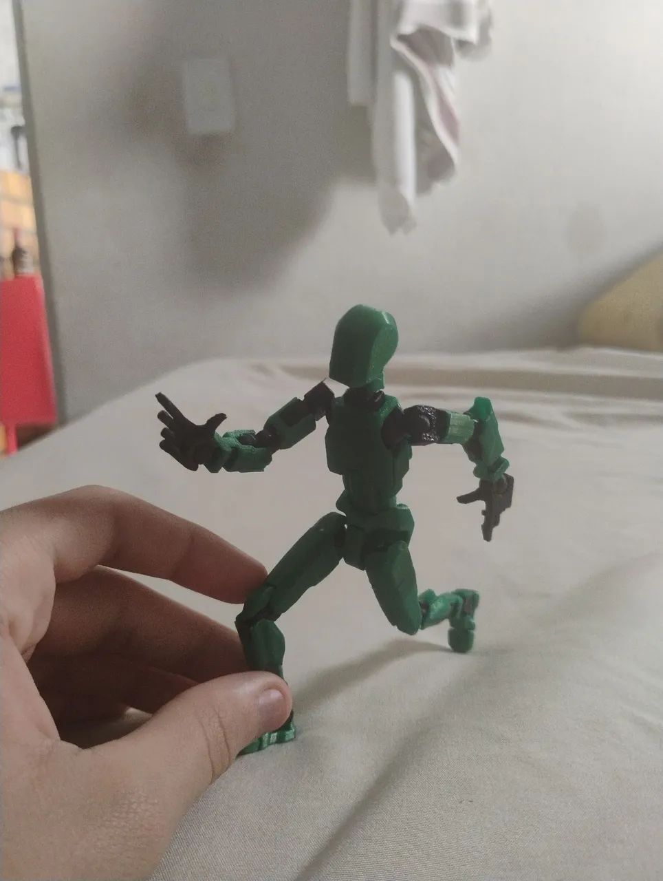 Boneco Dummy Verde (Montado + kit de mãos)  - Foto 2