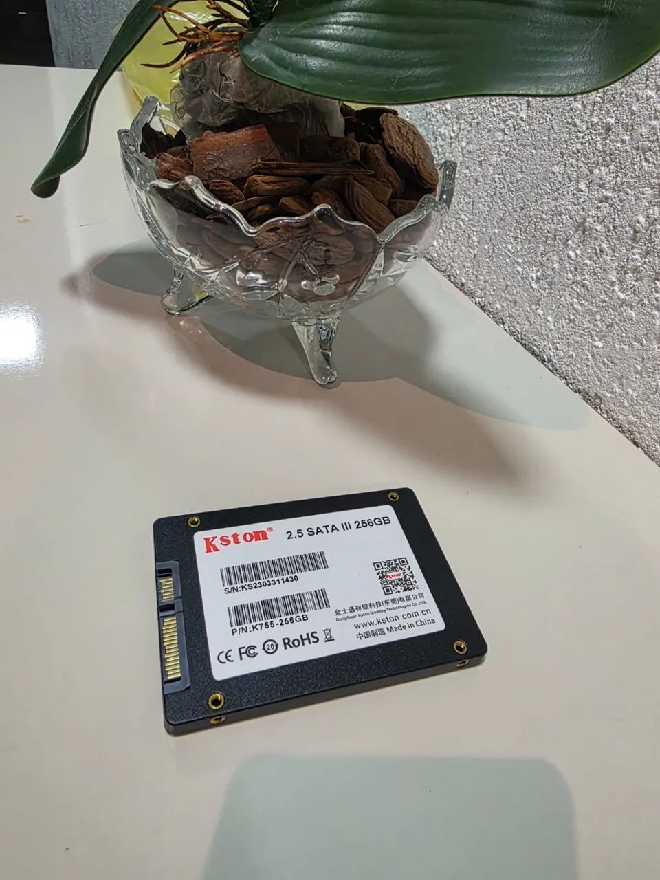 SSD 256 GB FUNCIONANDO PERFEITAMENTE.