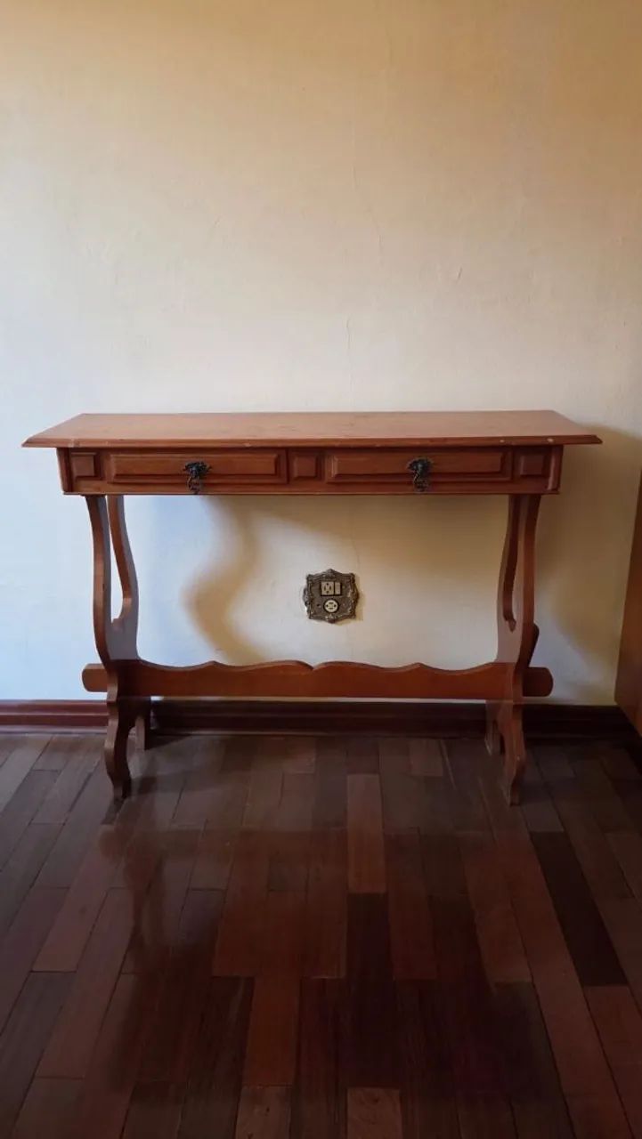 Conjunto Penteadeira Vintage com Mesa, Espelho e Banco - Foto 2
