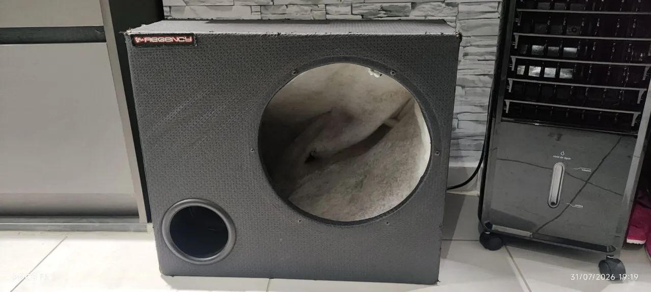Caixa da REGENCY ORIGINAL PARA SUB DE 12 POLEGADAS