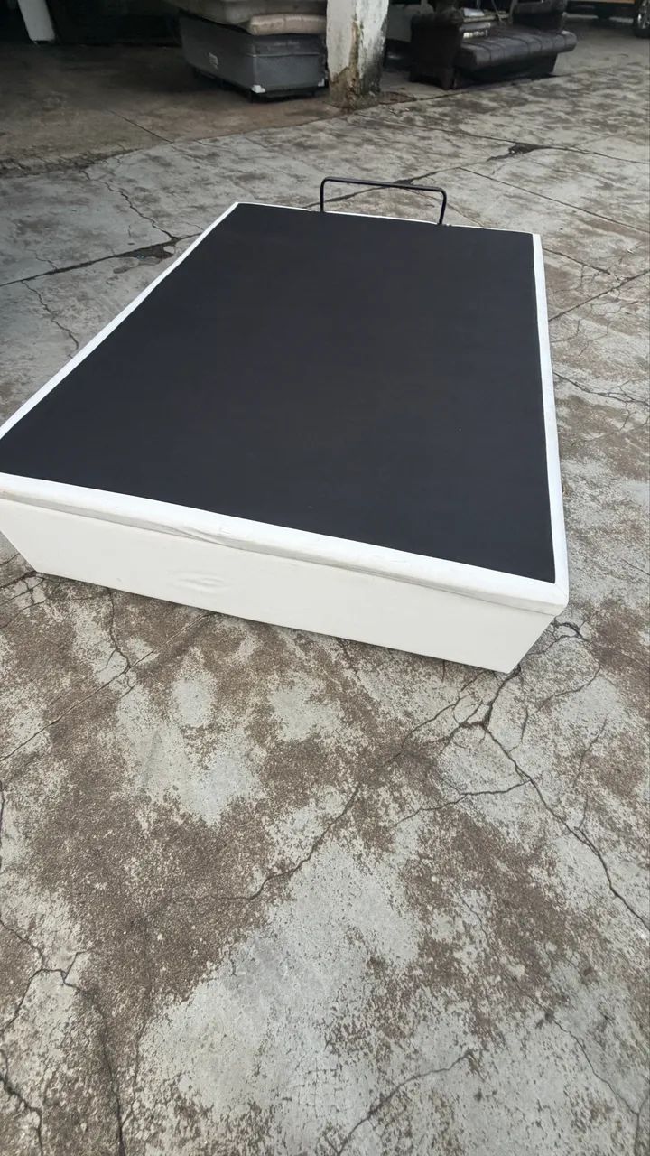Base cama casal Ortobom cama baú novíssima 