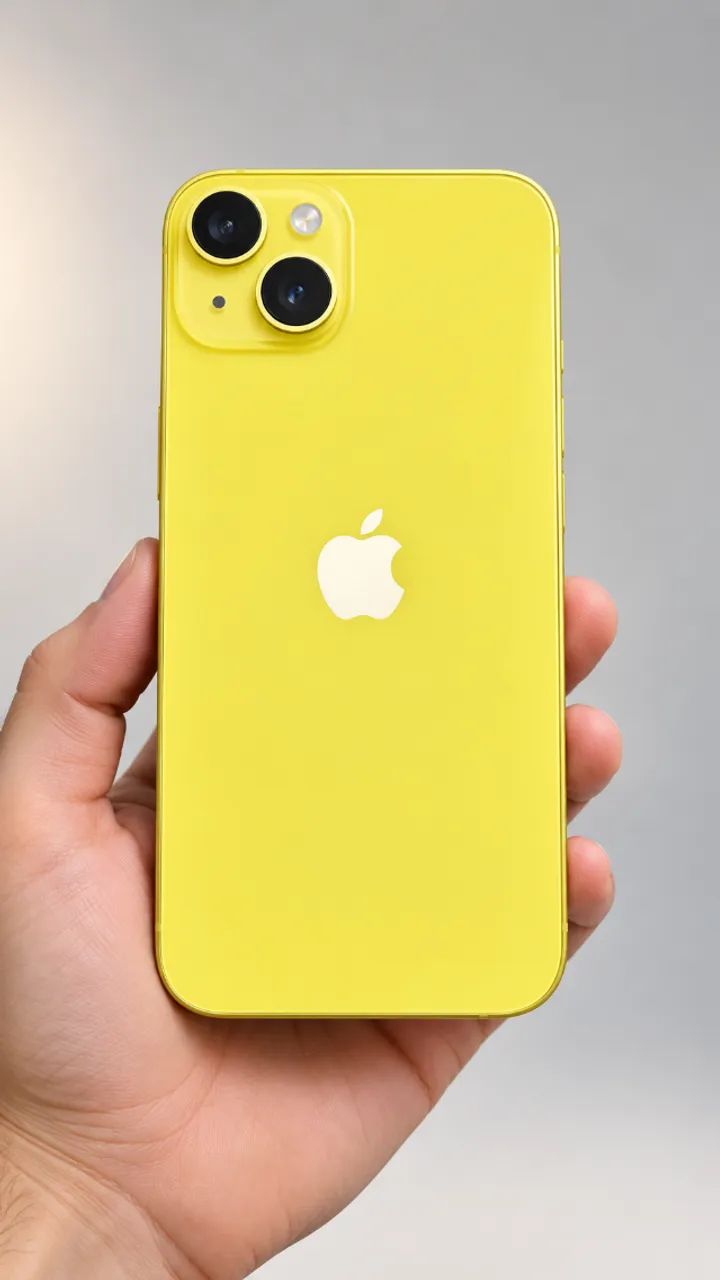 iPhone 14 128GB Amarelo | Impecável | Original - Celulares e
