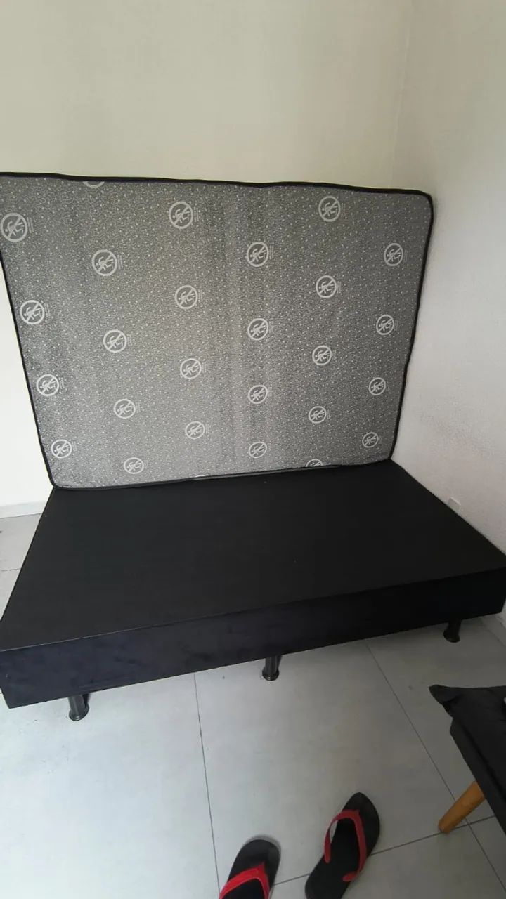 Cama Box + Colchão usados - Foto 3