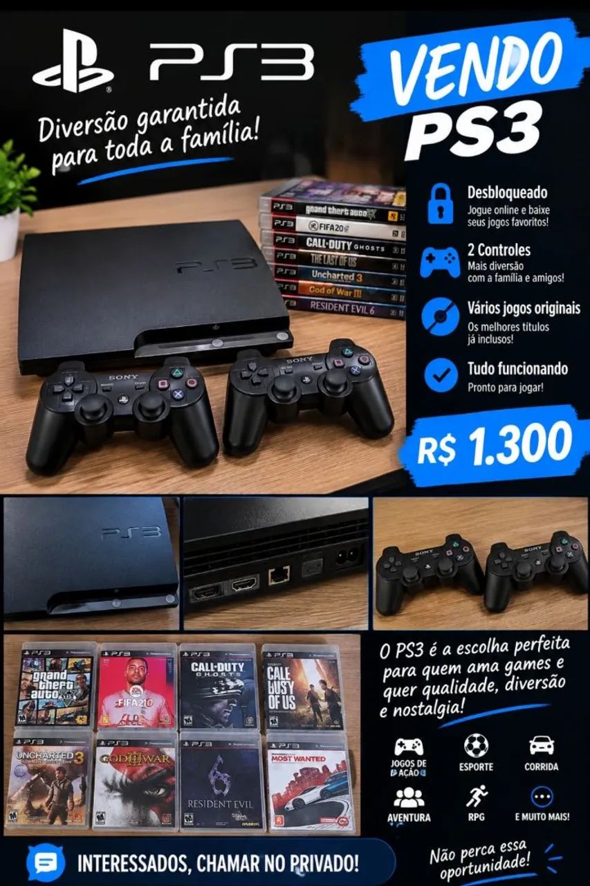 Vendo PS3