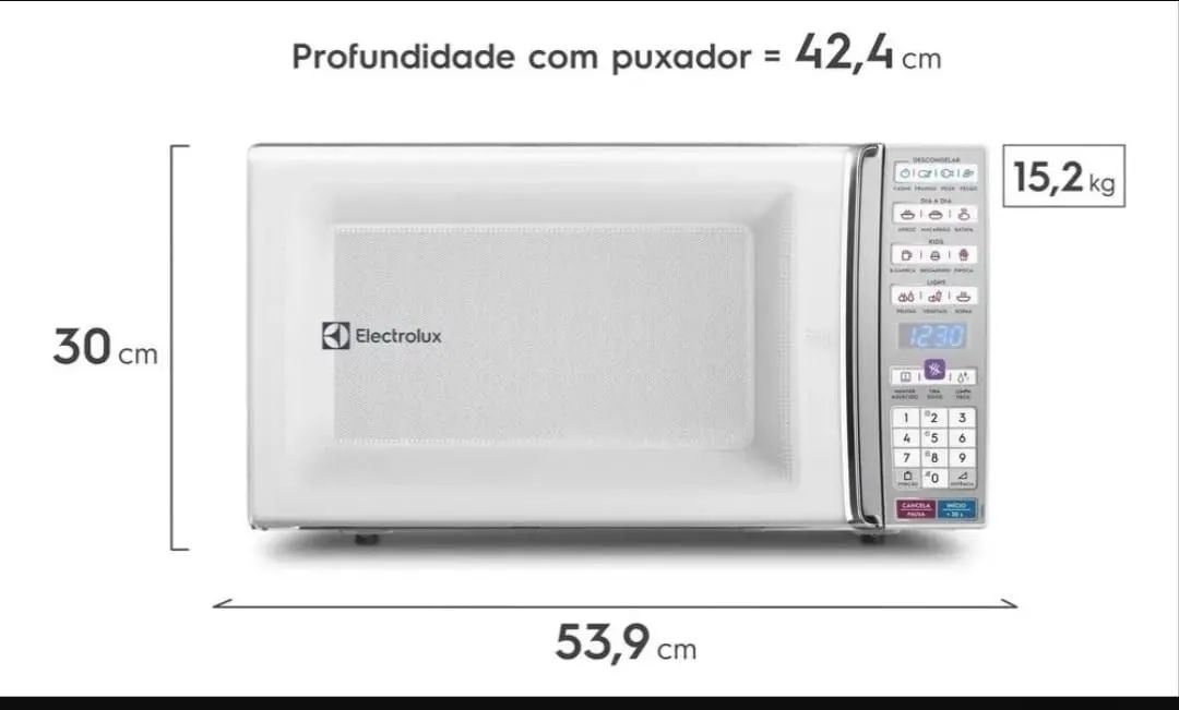 Microondas Grande Electrolux 34 litros - Foto 5