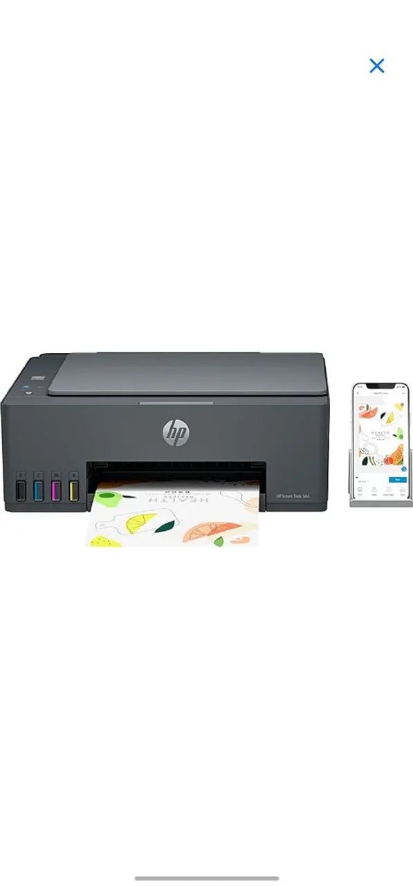 Impressora Multifuncional HP<br>mart Tank 584 Cinza - Foto 2