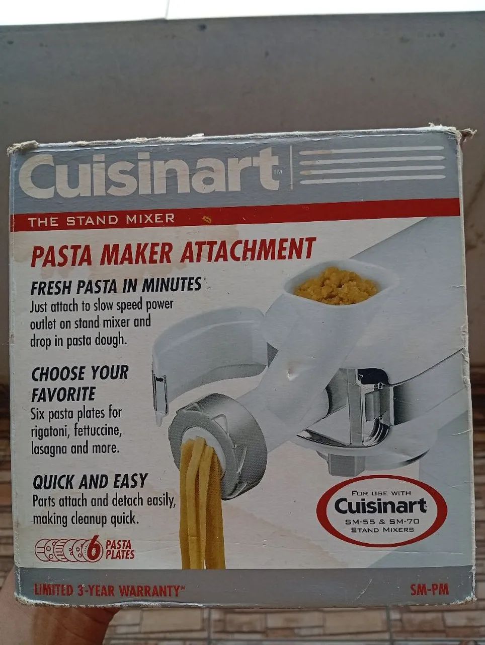 Extrusor de massas para Batedeiras, da marca Cuisinart - Foto 4