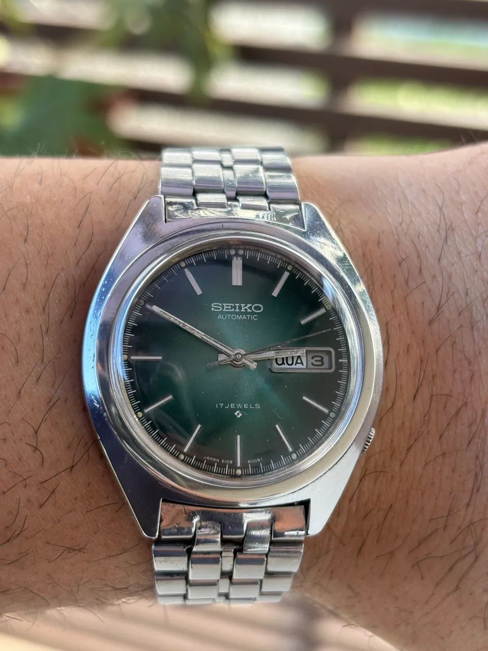 Seiko 5 Automático - Raro Mostrador Verde Sunburst