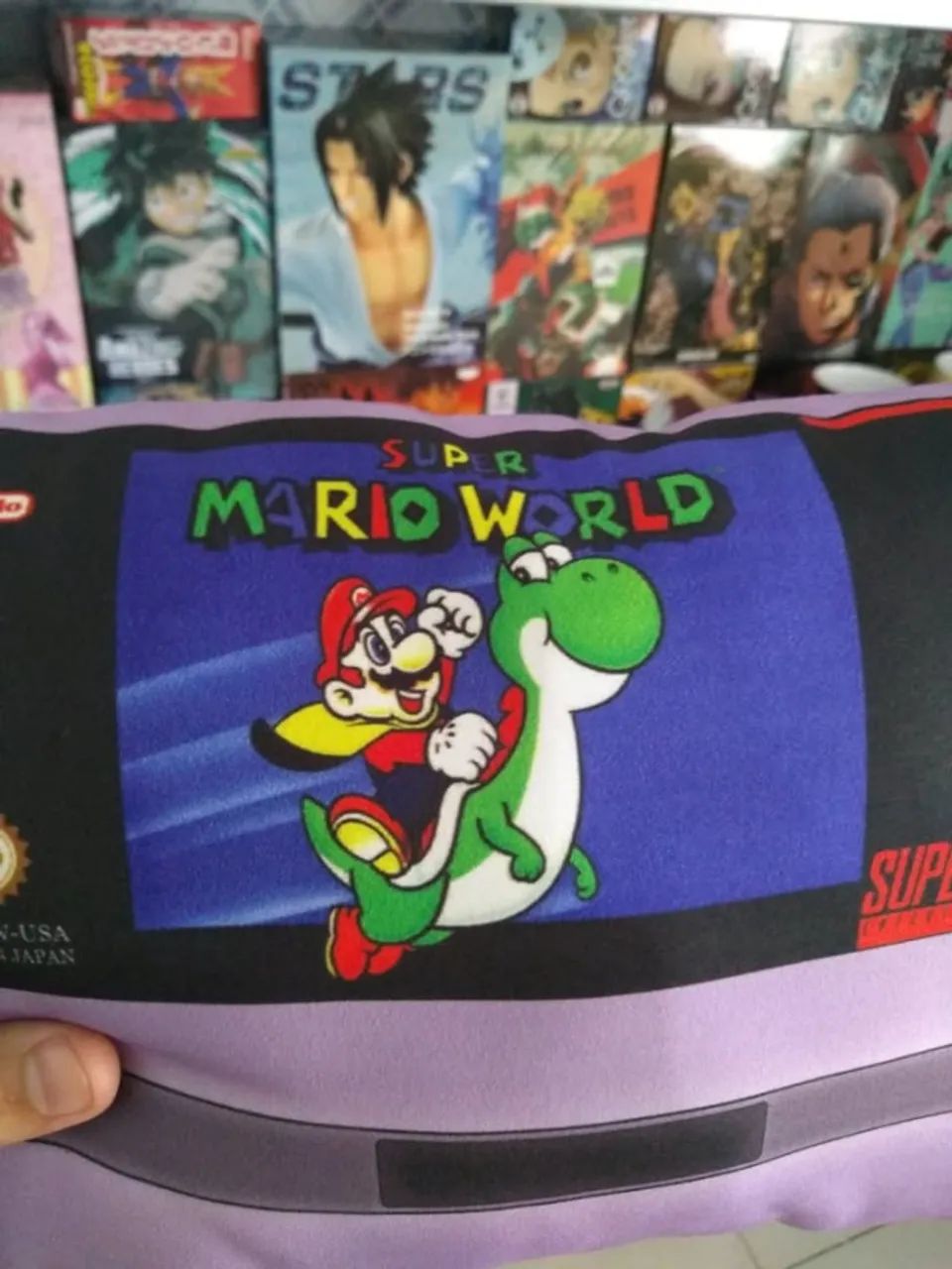 Almofada Super Mario World - NerdDog Store Snes Luigi Toad Bowser Yoshi Cartucho Nintendo - Foto 4