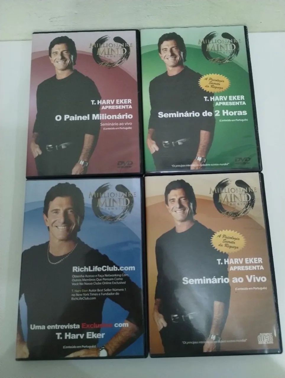  Box 7 DVD/CD Millionare Mind Curso Completo T.Hatv Eker , Em Português 
